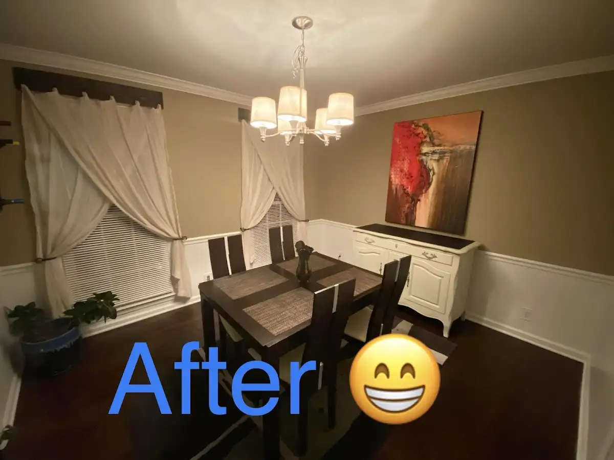 Professional dining room restoration after water damage in Rowley